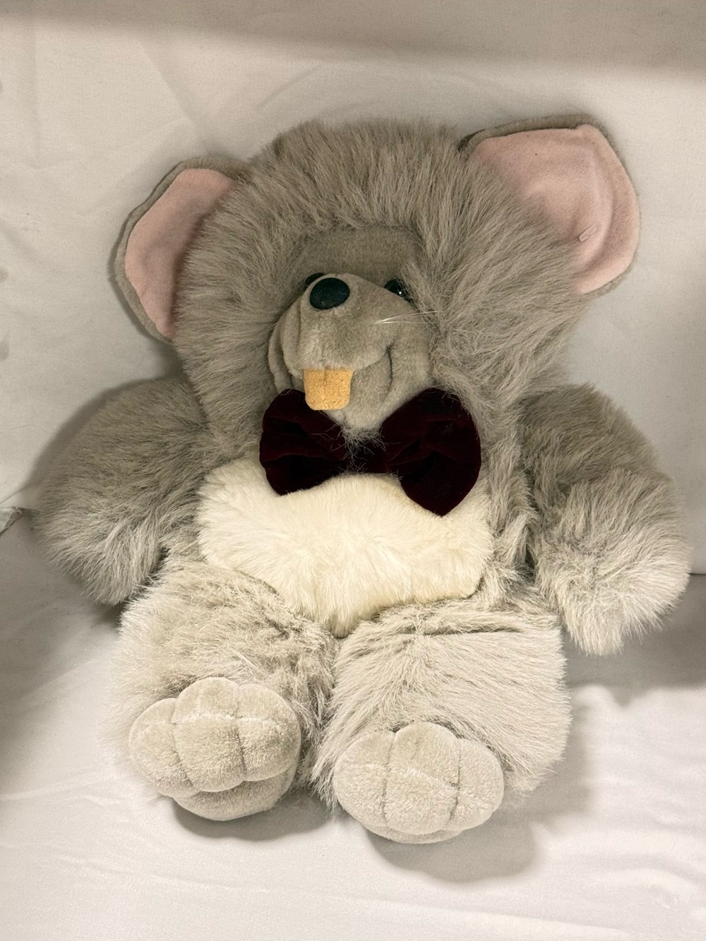 Vintage Rare Toy Mouse 1989 Ganz Brothers Heritage Collection Gray Plush